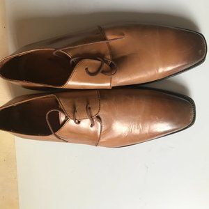 Massimo Matteo Burnished Brandy Guoio Formal Shoes Size: US 13 Regular (M, B)